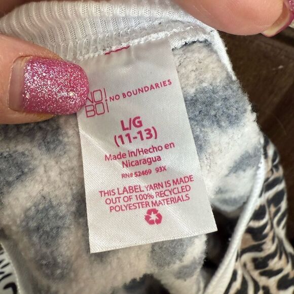 No Boundaries Large Animal Print Sweatshirt - Picture 6 of 9